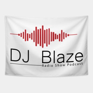 Dj Blaze Show Soundwave Logo Tapestry