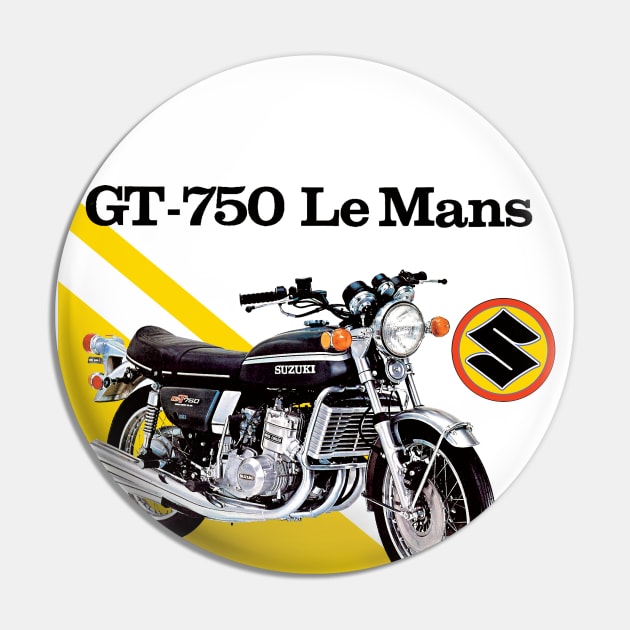 Suzuki GT-750 Le Mans Pin by Midcenturydave