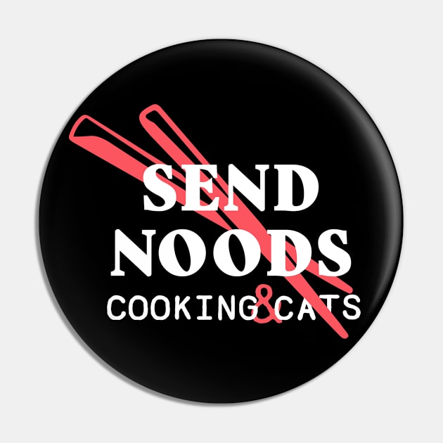 Send Noods ASAP Combo White Pin by CloudWalkerDesigns