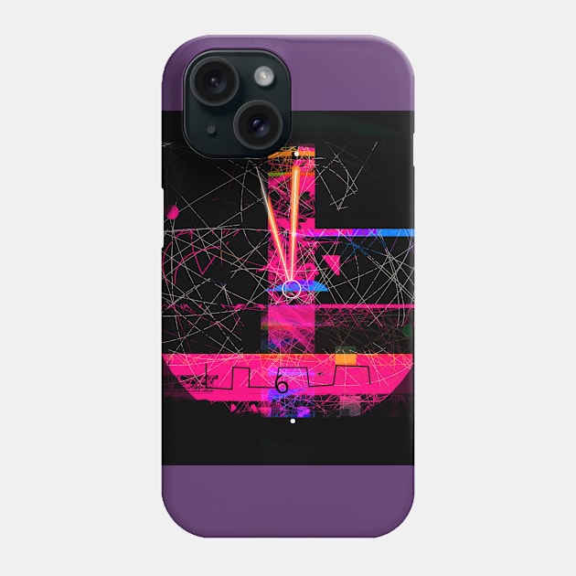 Clock In The Darkness Phone Case by momomoma