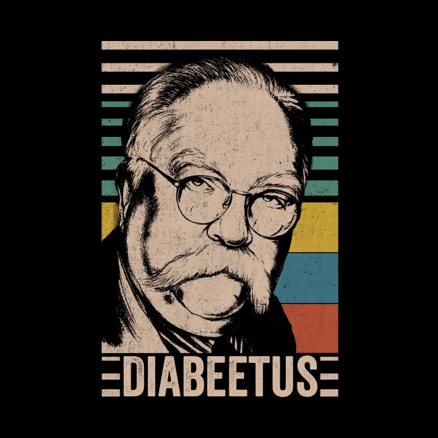 Diabeetus / Wilford Brimley - Vintage Style Design by LMW Art