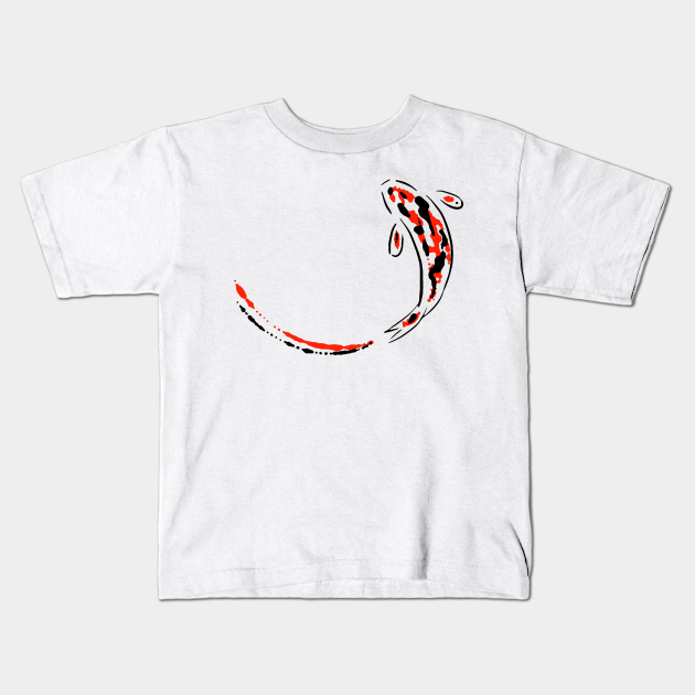 Koi Carp Zen Art Painting Calm Meditation Mindfulness Focus Koi Fish Kids T Shirt Teepublic