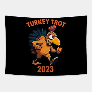 Thanksgiving Turkey Trot Squad 2023 Trot Race Tapestry