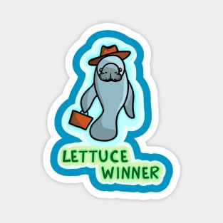 Business Manatee: Lettuce Winner Magnet