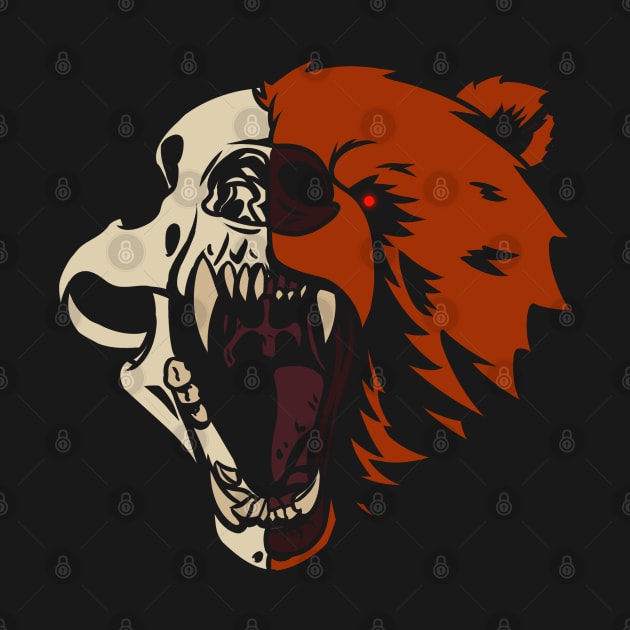 Grizzly Skull by KingVego