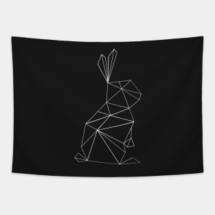 white rabbit Tapestry