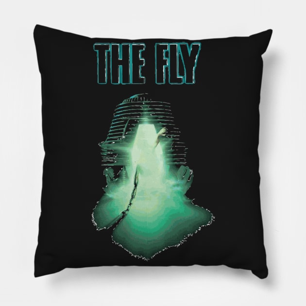 the fly Pillow by horrorshirt