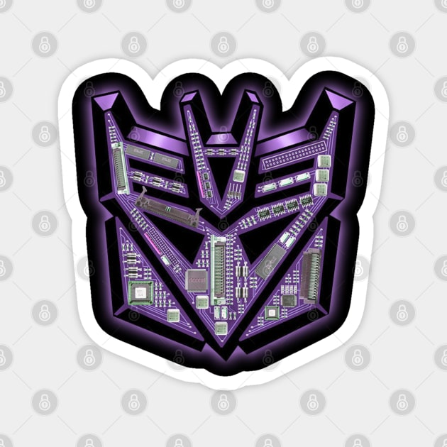 Transformer Motherboard - Megatron Magnet by ROBZILLA