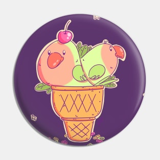 Mango Ice Scream Birbs Pin