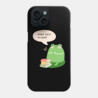 More smut please - I like spicy books (black) Phone Case