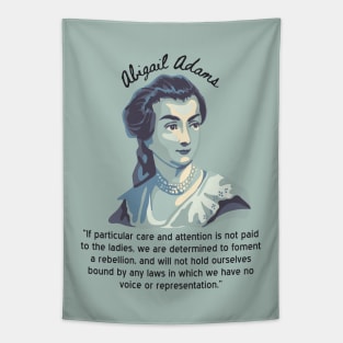 Abigail Adams Portrait and Quote Tapestry