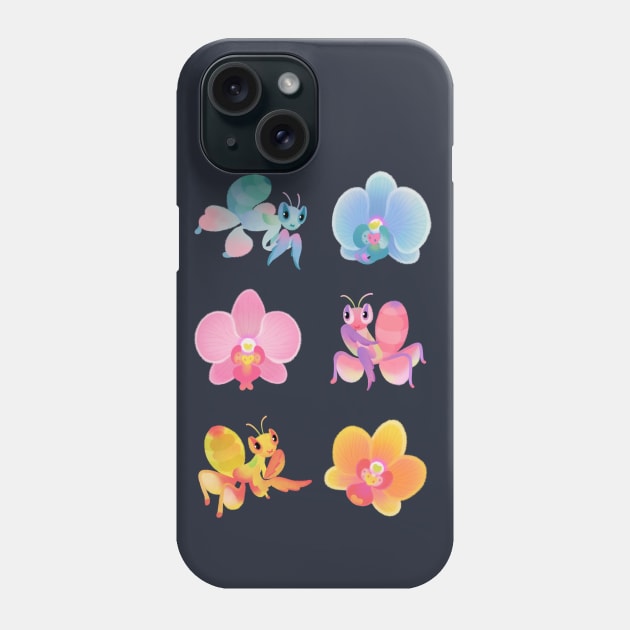 Orchid mantis Phone Case by pikaole