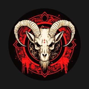 Satanic Skull Serenade T-Shirt