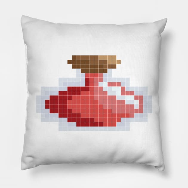 Healing Potion Pillow by Jonathan Wightman