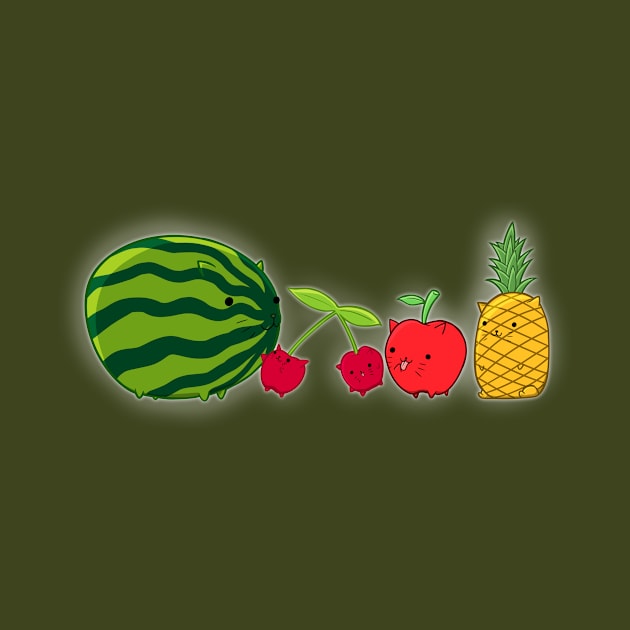 Fruit Cats by WeFlaps Comics Merch