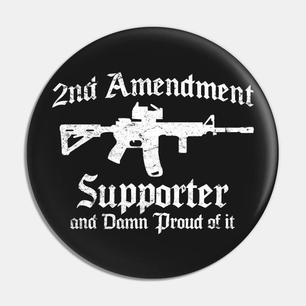 2nd Amendment Supporter Pin by MikesTeez