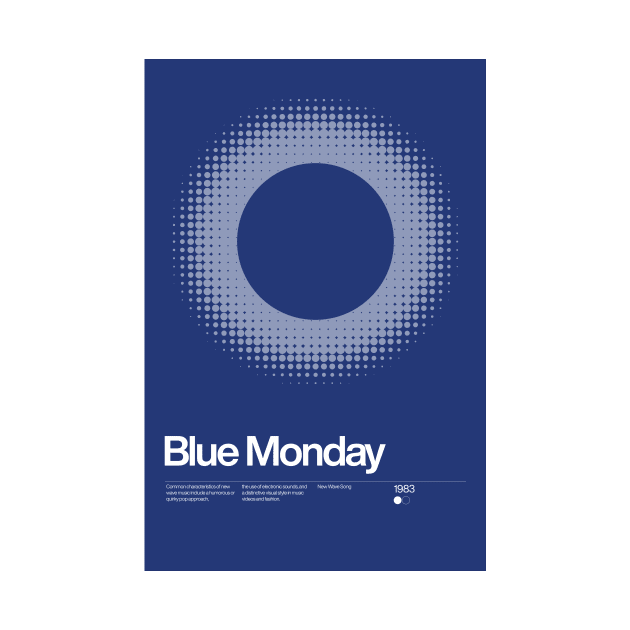 Blue Monday Inspired Lyrics Design by sub88