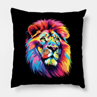 Lion Pop Art Pillow