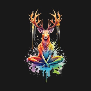 Reindeer Yoga T-Shirt