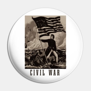 Civil war Pin