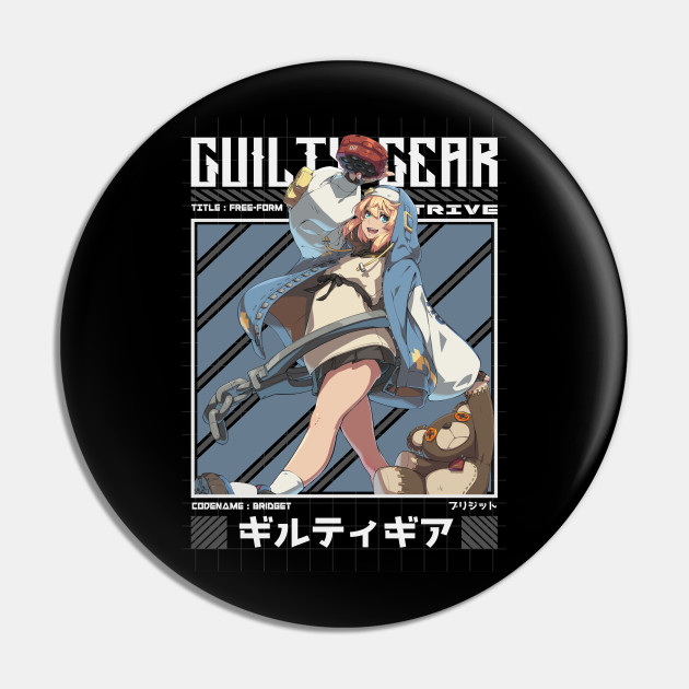 Bridget Guilty Gear Strive 2.25 Pin-back Button