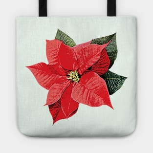 One Poinsettia Tote