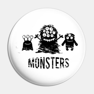 The Funny Monster Pin