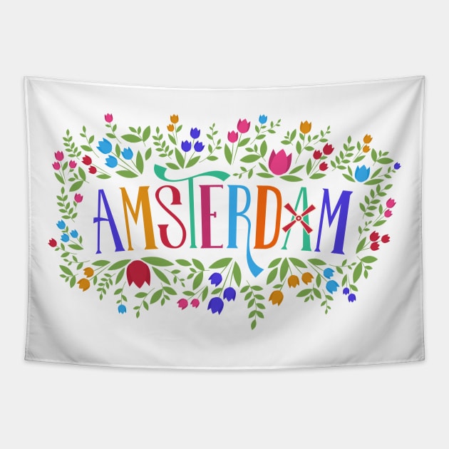 Amsterdam Tapestry by Mako Design 