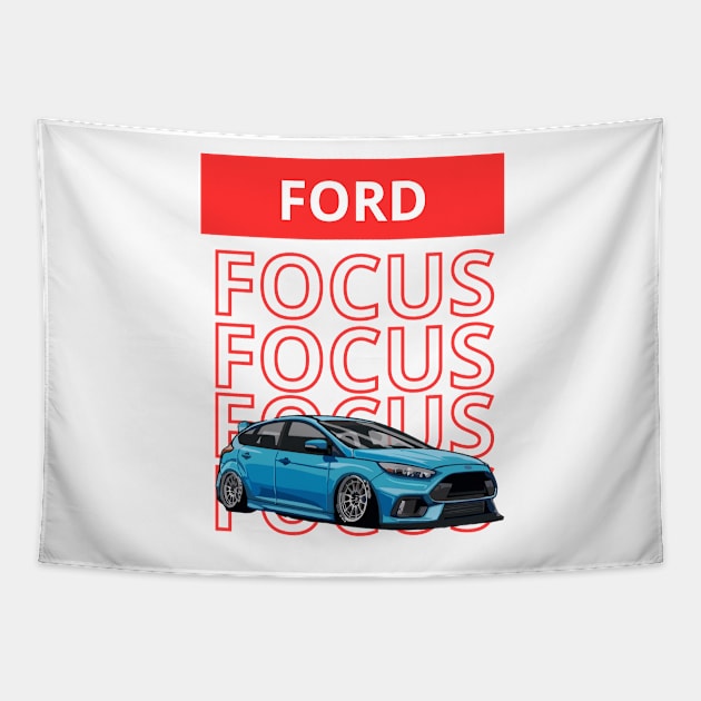 Ford Focus Tapestry by artoriaa