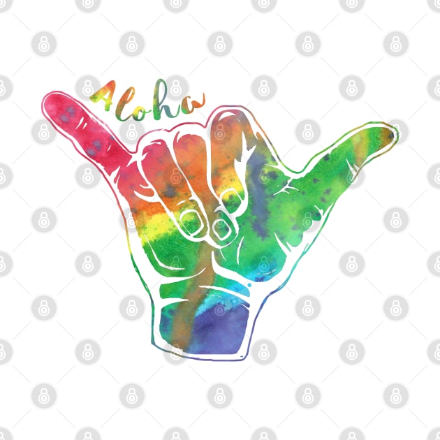 Shaka sign by RosaliArt