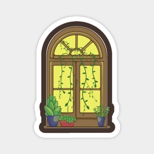 Cottage Window Magnet