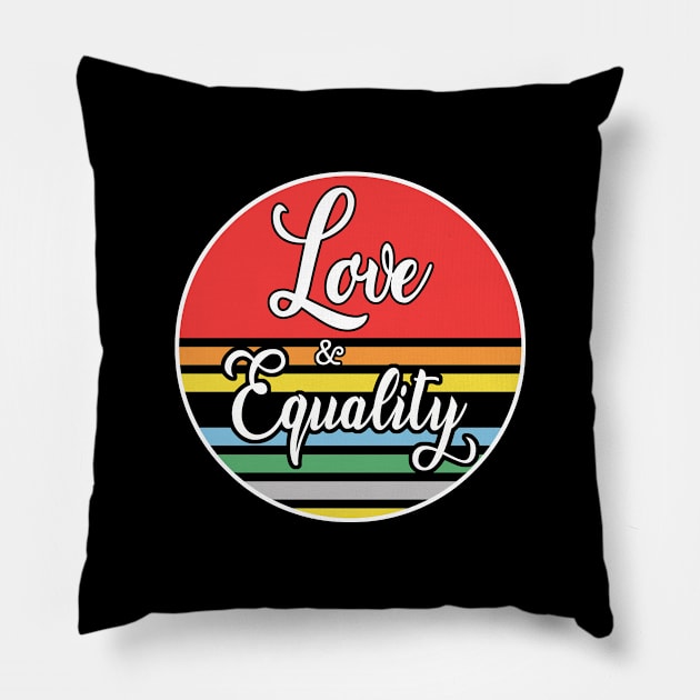 Love and Equality Pillow by Stoney09