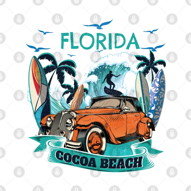 Fun Family Vacation Cocoa Florida Beach Tshirt Best gift by Meryarts