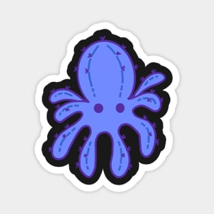 Cactopus Cactus Octopus - Purple (3 of 3) Magnet