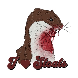 I Love Stoats T-Shirt