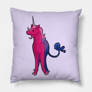 Bisexual Unicorn Pride Pillow