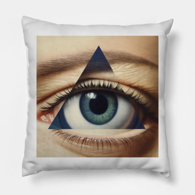 Eye see you Pillow by artmysterious