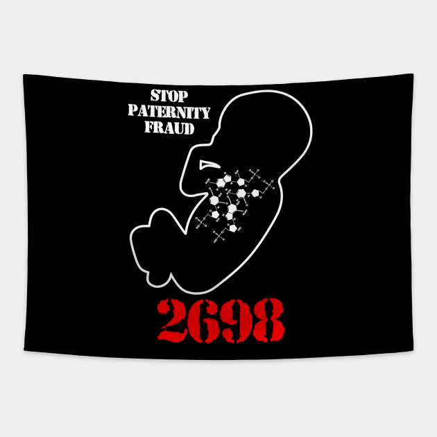 Stop Paternity Fraud - HR 2698 Tapestry by geodesyn