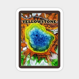 Yellowstone Hot Springs Magnet