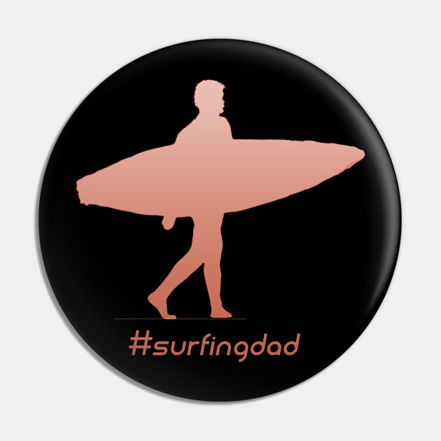 #surfingdad in coral Pin by junochaos