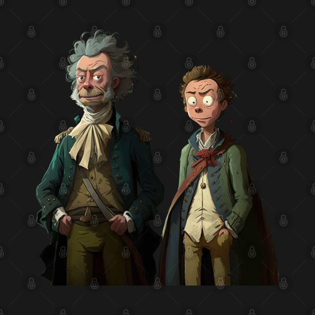 Richard and Mortimer, a Dapper Duo v3 (no text) by AI-datamancer