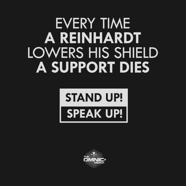 Stand up  - Reinhardt - Dark by omnicpost