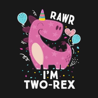 Rawr I'm Two-Rex T-Shirt