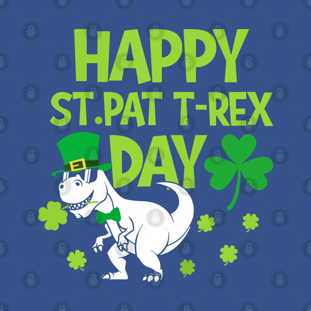 Discover Happy St Pat Trex Day Dinosaur St Patricks Day Toddler Boys - Happy St Pat Trex Day - T-Shirt