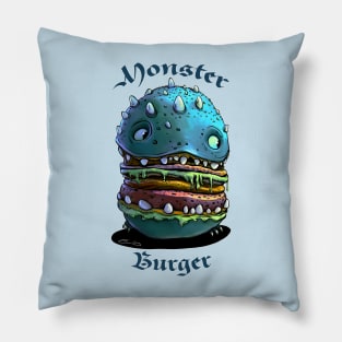 Monster Burger Pillow