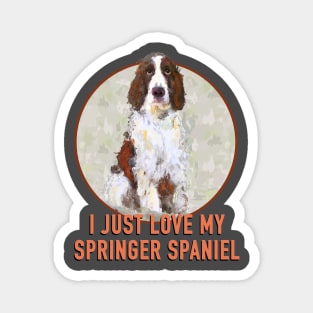 Springer Spaniel Love Magnet