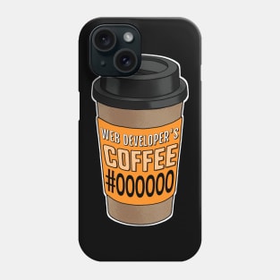 Web Developer's Coffee Phone Case