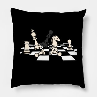 Chessboard Player Chess Pieces Pillow