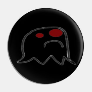 Ghost art Pin