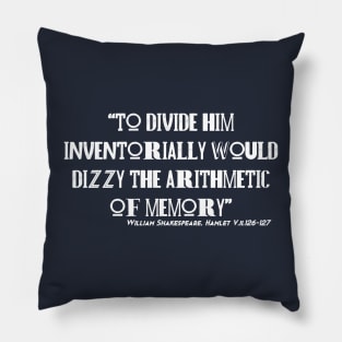 arithmetic of memory Pillow